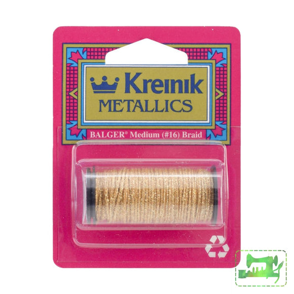 Kreinik Medium Metallic Braid #16 Thread