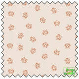 Lewis & Irene - Panthera Copper Tiger Face On Cream Fabric