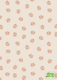 Lewis & Irene - Panthera Copper Tiger Face On Cream Fabric
