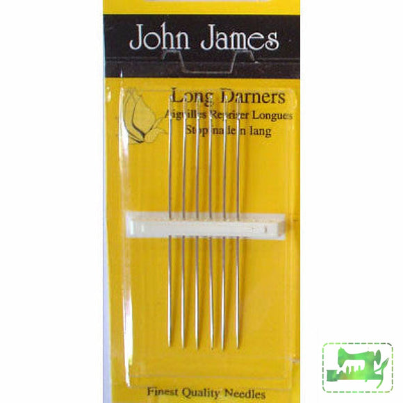 Long Darners - size 7 - 6 pack - John James - Craft de Ville