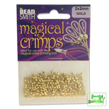 Magical Crimping Tubes - 2Mm X 1/2Oz Gold Art & Crafting Tool Accessories