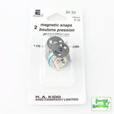 Magnetic Snaps - 14mm - Silver - Elan - Craft de Ville