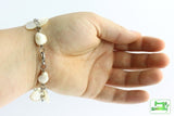 Mother of pearl donuts and sequin bracelet - Craft De Ville - Craft de Ville