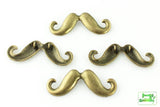 Mustache Pendant - Antique Bronze - Craft De Ville - Craft de Ville