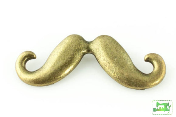 Mustache Pendant - Antique Bronze - Craft De Ville - Craft de Ville
