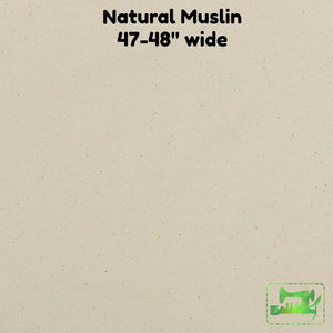 Natural Cotton Muslin - 47/48 Wide