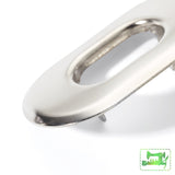Oval Turn Clasp - Silver 35Mm Craft Fasteners & Closures