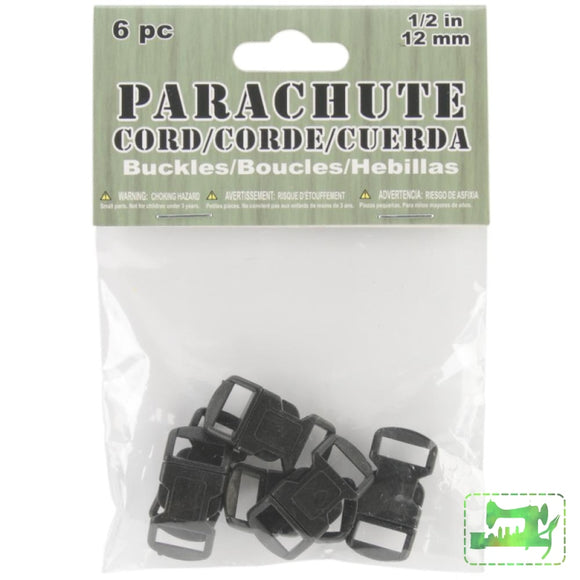 Paracord Buckles - Black 12Mm Craft Fasteners & Closures