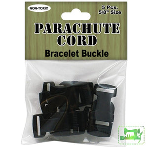 Paracord Buckles - Black 15Mm Craft Fasteners & Closures