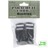 Paracord Buckles - Black 25Mm Craft Fasteners & Closures
