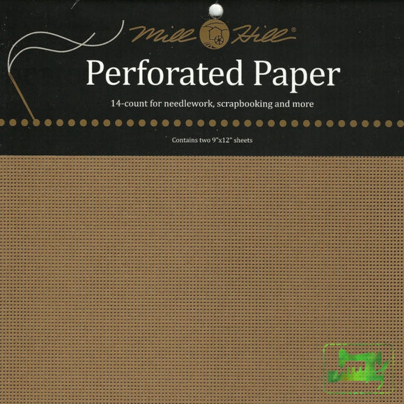 Perforated Paper - 14Ct Antique Brown Embroidery