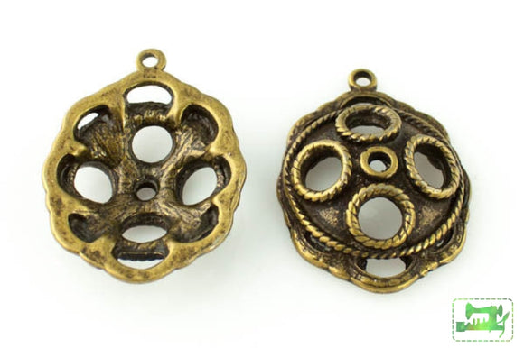 Porthole Pendant - Antique Bronze - Craft De Ville - Craft de Ville