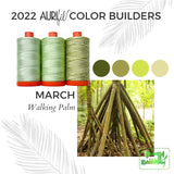 Preorder March - Aurifil 50Wt Color Builders Walking Palm Cotton Thread