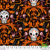 Preorder May - Cori Dantini Pretty Creepy Beautiful Bones In Orange Fabric