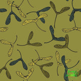 Preorder November - Rachel Hauer Forest Floor Helicopter Seeds In Green Fabric