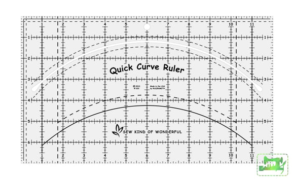 Quick Curve Ruler - Sew Kind of Wonderful - Craft de Ville