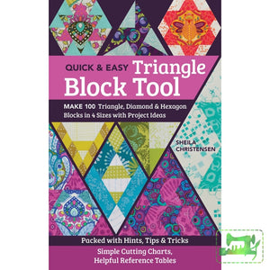 Quick & Easy Triangle Block Tool book - C&T Publishing - Craft de Ville