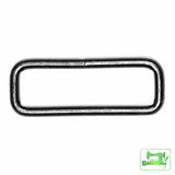 Rectangle Rings - 1 (25Mm) Silver 4 Pack Craft Fasteners & Closures