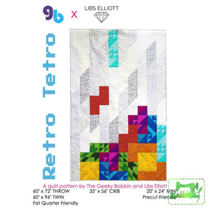 Retro Tetro Quilt Pattern - The Geeky Bobbin - The Geeky Bobbin - Craft de Ville