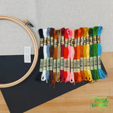 Samantha Purdy Needlecraft - Cross Stitch Material Kit With 8 Hoop Kits