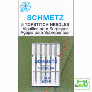 Schmetz Top Stitch Needles - 90/14 5 Pack Topstitch