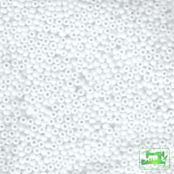 Seedbeads 11/0 - Opaque White 25G Glass Beads