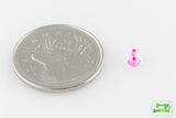 Superduo 2 Hole Seedbead - Pink Lined Crystal - 2.5X5mm - Matubo - Craft de Ville