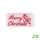 Tag It Ons - Woven Label Merry Christmas Sew-In Labels