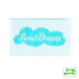 Tag It Ons - Woven Label Sweet Dreams Sew-In Labels