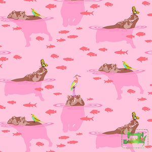 Tula Pink - Everglow My Hippos Dont Lie In Nova Fabric