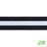 Tula Pink Webbing - 1.5 Wide Black & White Nylon