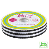Tula Pink Webbing - 1 Wide Black & White Nylon