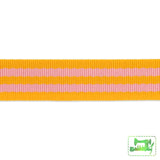 Tula Pink Webbing - 1 Wide Orange & Nylon