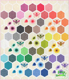 Violet Craft - The Honeycomb Abstractions Quilt Fpp Pattern