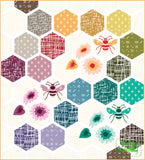 Violet Craft - The Honeycomb Abstractions Quilt Fpp Pattern