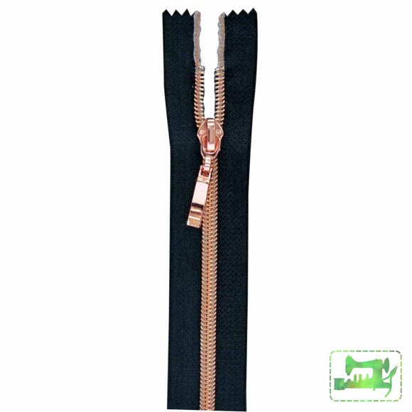 Vizzy Fashion Coil Zipper - Closed End Copper Zippers