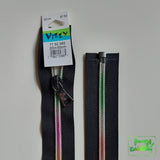 Vizzy Fashion Coil Zipper - Rainbow Chunky Separable / 50Cm (20) Zippers