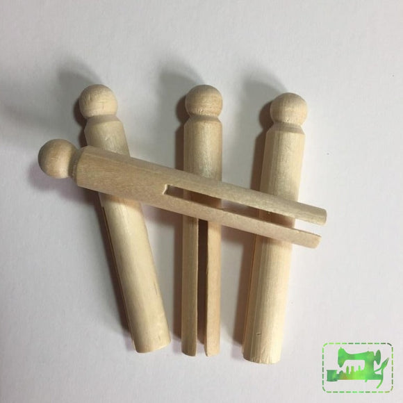 Wooden Clothes Pin Legs Craft Wood & Shapes